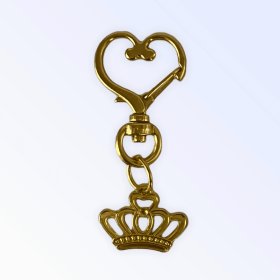 Gold Crown Collar Charm