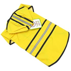 Fashion Pet Rainy Day Dog Slicker - Yellow - Medium (14"-19" From Neck to Tail)