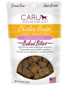 CARU Soft 'n Tasty Chicken Recipe Bites for Dogs