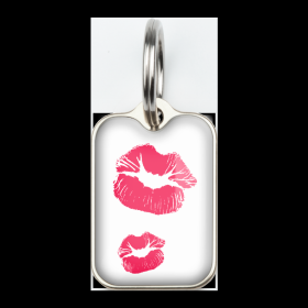 Kiss (Color: Kiss, size: Small (2.5cm x 1.5 cm))