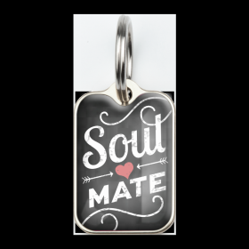 Soul Mate (Color: Soul Mate, size: Large (2.6cm x 1.8cm))