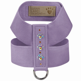 Susan Lanci Designs Crystal Paws Tinkie Harness (Color: French Lavender, size: XS)