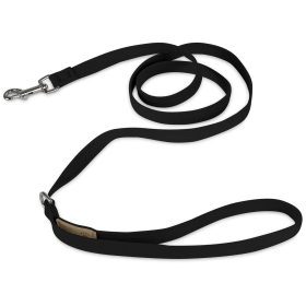 Susan Lanci Designs Plain Leash (Color: black, size: 4 ft)