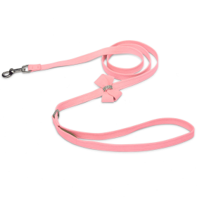 Susan Lanci Designs Nouveau Bow Leash (Color: Puppy Pink, size: 4 ft)