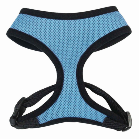 CC Pastel Mesh Harness (Color: Blue, size: XL)