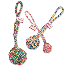 ZA Monkeys Fist Knot Rope (Color: Multi, size: 17in)