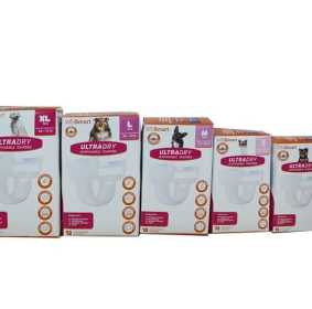 WizSmart UltraDry Disposable Diapers (Color: White, size: XL)