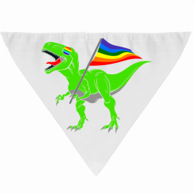 Dog Bandana (Color: Dino Pride, size: small)