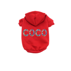 Coco Hoodie (Color: Red, size: large)