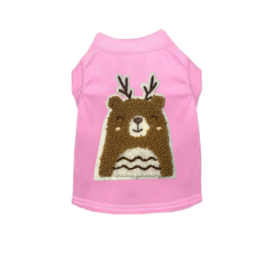 Cuddle Antler Bear (Color: Pink, size: small)