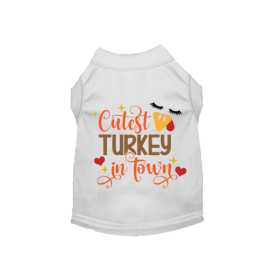 Cutest Turkey in Town (Color: White, size: X Small)