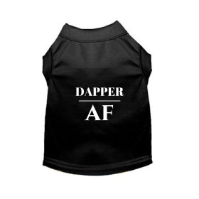 Dapper AF Tee (Color: black, size: X Small)