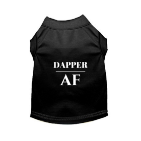 Dapper AF Tee (Color: black, size: 2X Large)