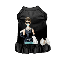 Little Miss Sniffany Dress (Color: black, size: small)