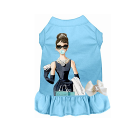 Little Miss Sniffany Dress (Color: Blue, size: small)