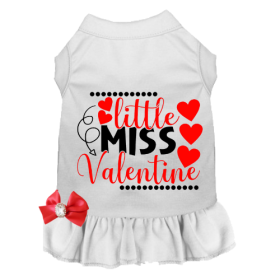 Little Miss Valentine (Color: White, size: large)