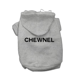 My Fab Chewnel Warm Dog Hoodie (Color: Grey, size: small)