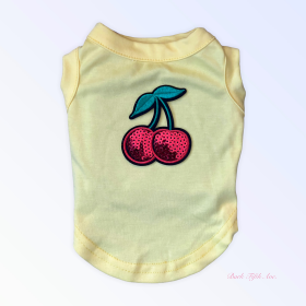 My Fabulous Cherry Tank (Color: Yellow, size: large)