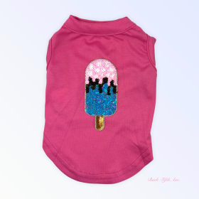 My Favorite Summer Treats- Blue Ice Cream (Color: Hot Pink, size: large)