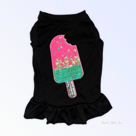 My Favorite Summer Treats- Pink Ice Cream (Color: black, size: X Small)