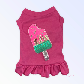 My Favorite Summer Treats- Pink Ice Cream (Color: Hot Pink, size: X Small)