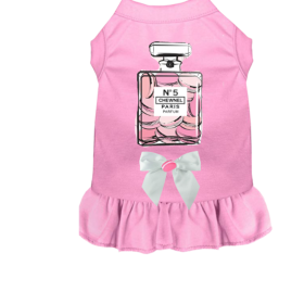 My Favorite Treats Dog Dress (Color: Pink, size: small)