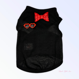 My Summertime Sunglasses & Bows Tank (Color: black, size: X Small)