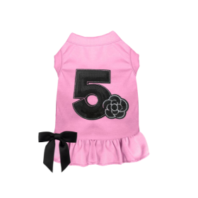 No. 5 Camellia Dress (Color: Pink, size: small)