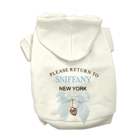 Return to Sniffany Hoodie (Color: Cream, size: X Large)