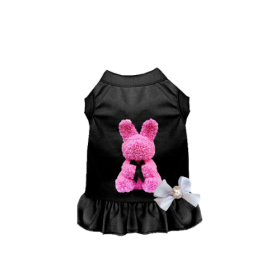 Rose Bunny Loves Me (Color: black, size: large)