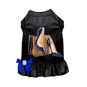 Royal Blue Loubarkin Dress (size: small)