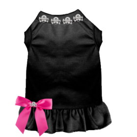 Skull Studded Dress (Color: black, size: large)