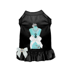 Sniffany & Co Princess Dog Dress (Color: black, size: X Small)