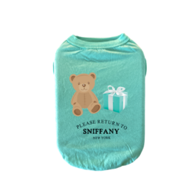 Sniffany Teddy Bear Dog Shirt (size: large)