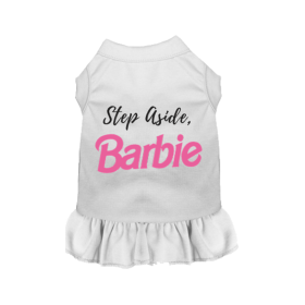 Step Aside, Barbie (Color: White, size: small)