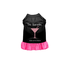 The Quarantini (Color: Black with Pink, size: X Small)