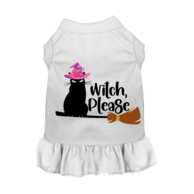 Witch Please Cat (Color: White, size: X Small)