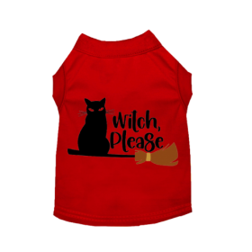 Witch Please Cat (Color: Red, size: small)