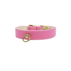 Bee Mine Dog Collar (Color: Pink, size: 18")