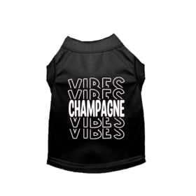 Champagne Vibes Dog Shirt (size: small)