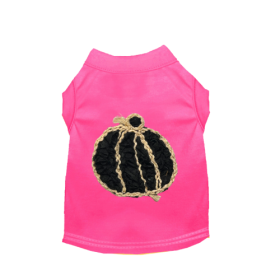 Chiffon Rose Halloween Pumpkin Shirt (Color: Pink, size: X Large)