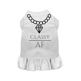 Classy AF (Color: White, size: 2X Large)