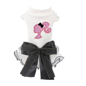 Barbie Silhouette Ruffle Dog Dress (size: 2)