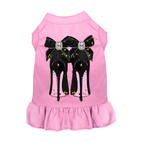 My Favorite Pink Heels- Dog Dress (size: S)