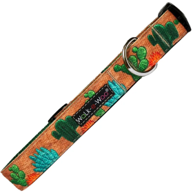 Nature-Lover Collars (Color: Cactus Garden, size: XL 1.5" wide fits 18-28" neck)