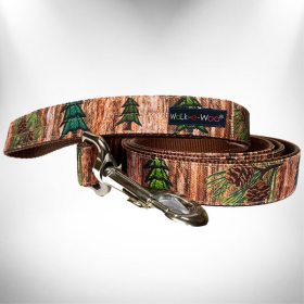 Nature-Lover Leads (Color: Into the Woods, size: REGULAR Lead 1" width- 5' length)