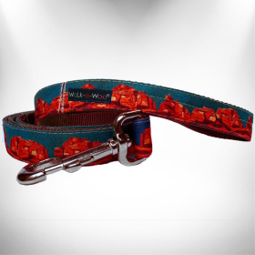 Nature-Lover Leads (Color: Rockin' Red Rocks, size: THIN Lead 5/8" width- 5' length)