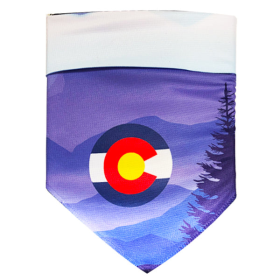 Reversible Sport Bandanas (Color: Colorado Mountains, size: large)