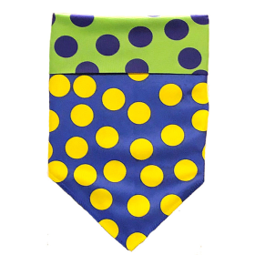 Sport Bandana (Color: DOT Blue/Green/Yellow, size: small)