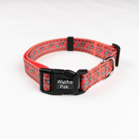 Natchez Pattern Dog Collar (size: Extra Large 1in wide by 20)